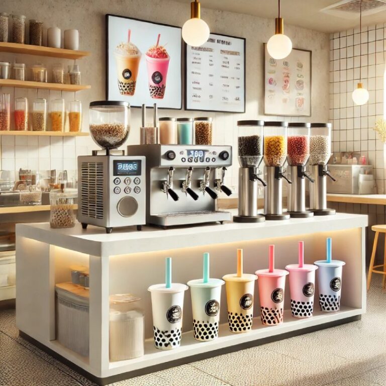 boba shop equipment