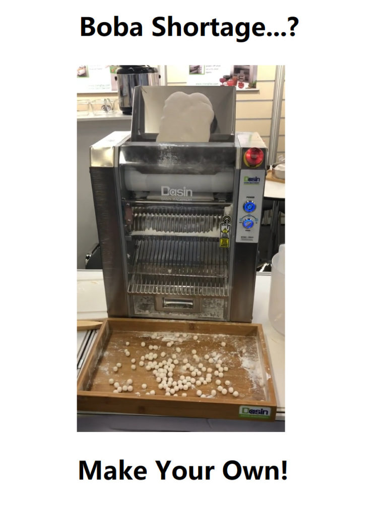 boba tapioca pearl shortage