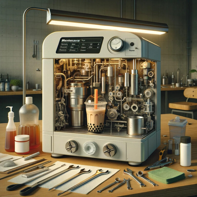 bubble tea machine maintenance