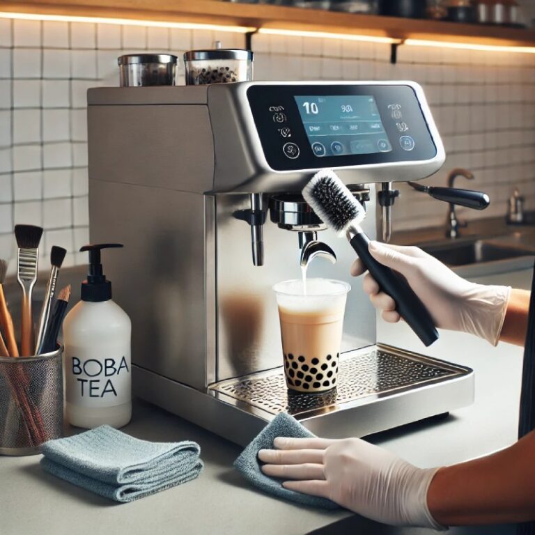 Clean and Maintain a Commercial Boba Tea Machine