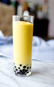 Bubble Tea With Fresh Fruit