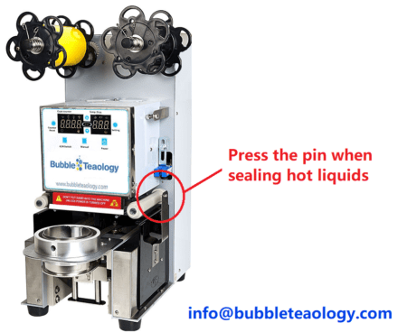 side pin seal hot liquids